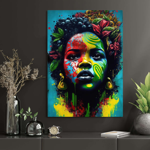 Tableau Street Art Femme | TableauDecoModerne®