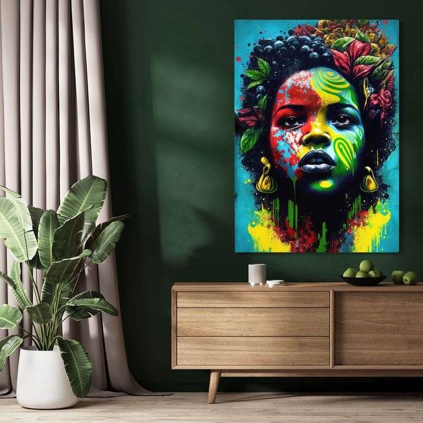 Tableau Street Art Femme | TableauDecoModerne®