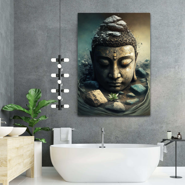 Tableau Tete de Bouddha | TableauDecoModerne®