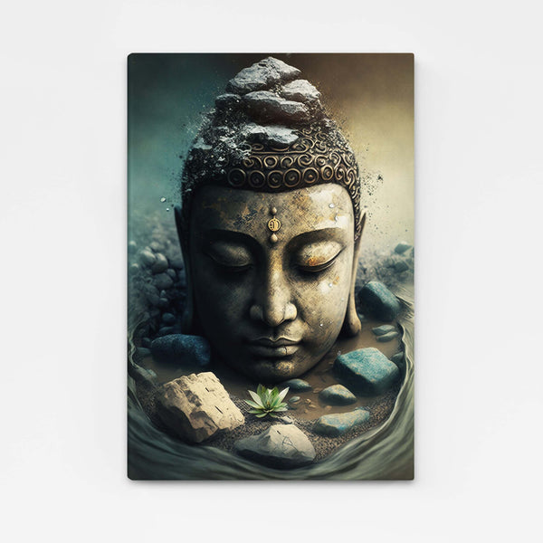 Tableau Tete de Bouddha | TableauDecoModerne®