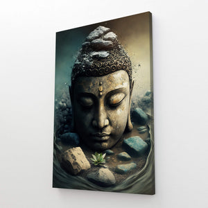 Tableau Tete de Bouddha | TableauDecoModerne®