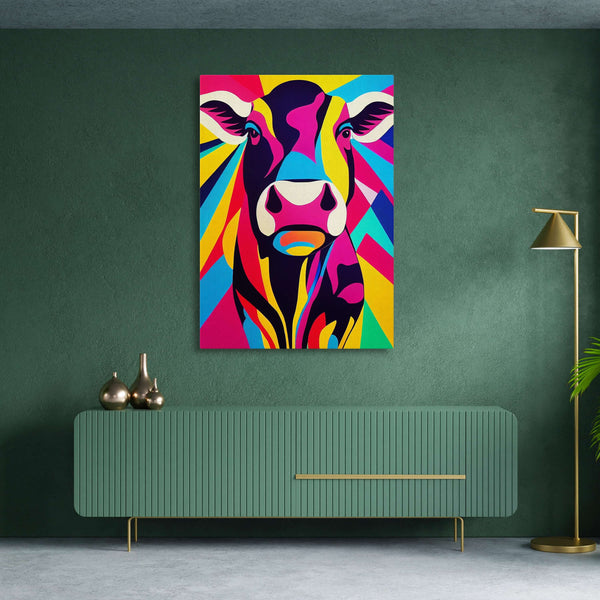 Tableau Vache Pop Art | TableauDecoModerne®