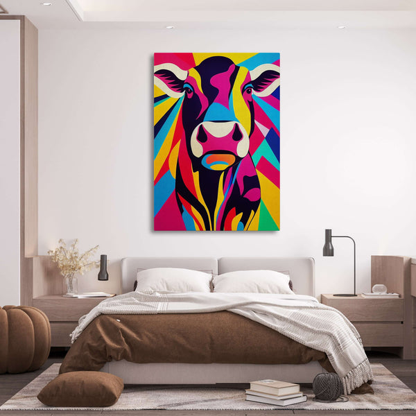Tableau Vache Pop Art | TableauDecoModerne®