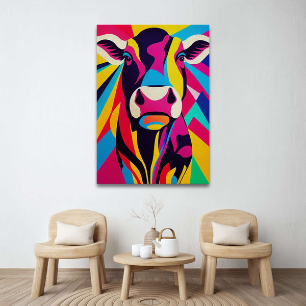 Tableau Vache Pop Art | TableauDecoModerne®