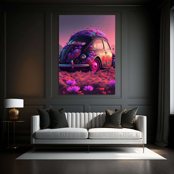 Tableau Voiture Coccinelle | TableauDecoModerne®