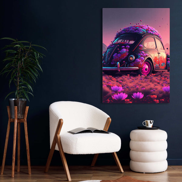 Tableau Voiture Coccinelle | TableauDecoModerne®
