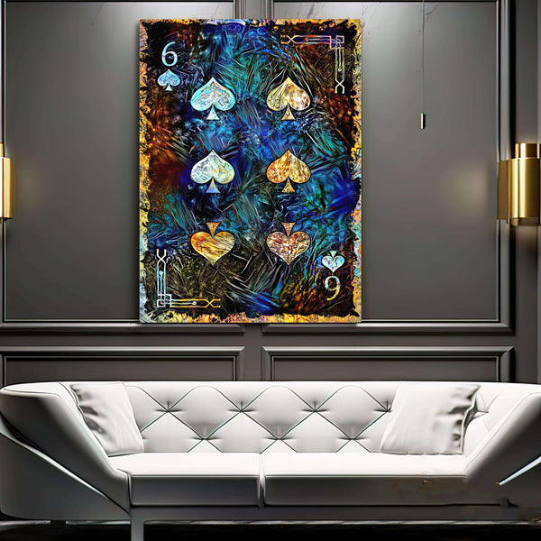 Tableau Six de Pique | TableauDecoModerne®