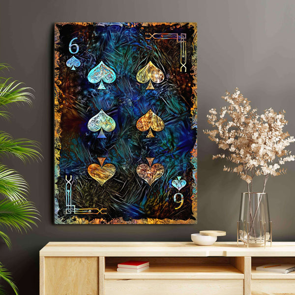 Tableau Six de Pique | TableauDecoModerne®