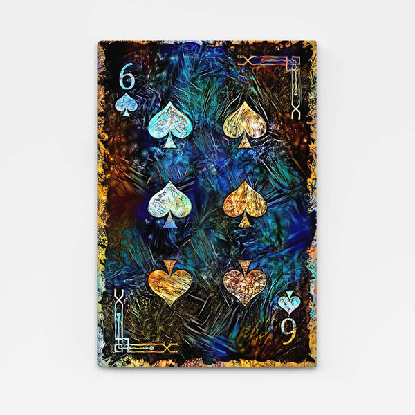 Tableau Six de Pique | TableauDecoModerne®