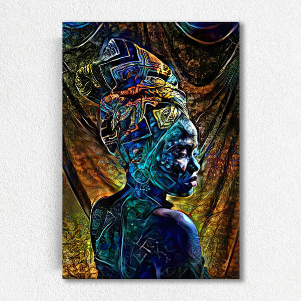 Tableau Visage Femme Africaine | TableauDecoModerne®