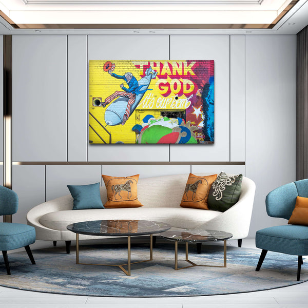 Tableau Street Art Bomb Nucleaire | TableauDecoModerne®