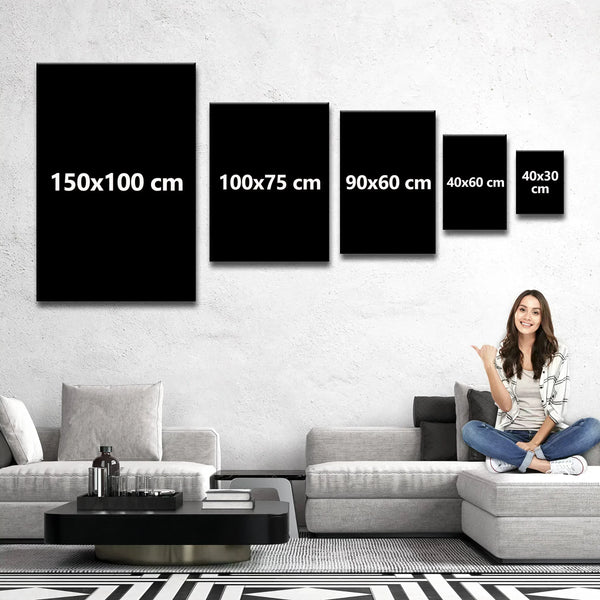 Tableau Design Abstrait Noir et Or | TableauDecoModerne®