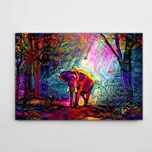 Tableau Elephant Coloré | TableauDecoModerne®