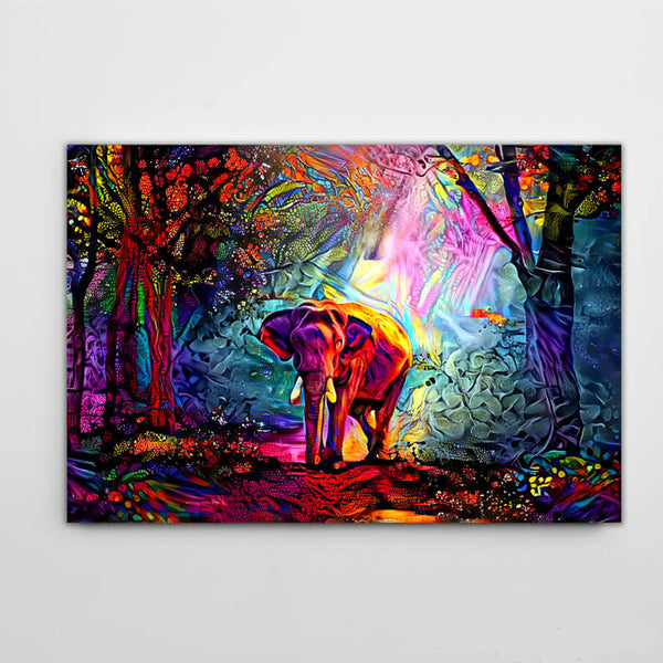 Tableau Elephant Coloré | TableauDecoModerne®