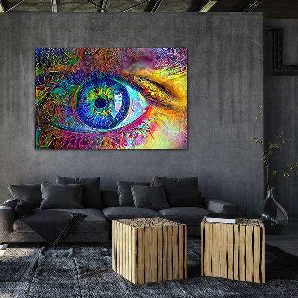 Tableau Oeil Coloré | TableauDecoModerne®