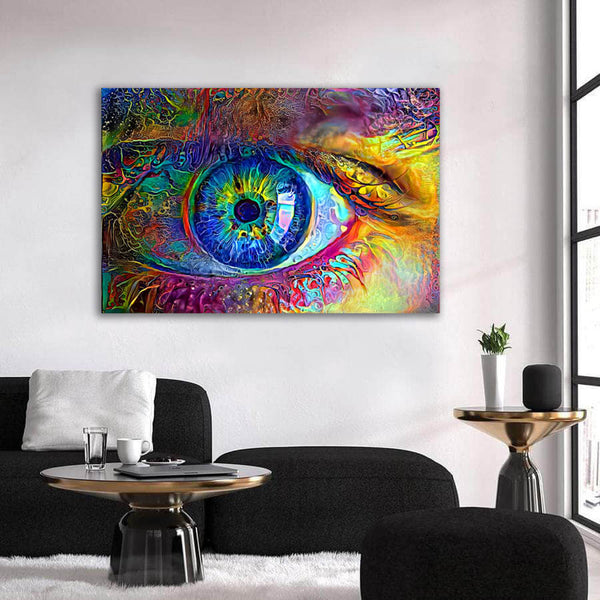 Tableau Oeil Coloré | TableauDecoModerne®