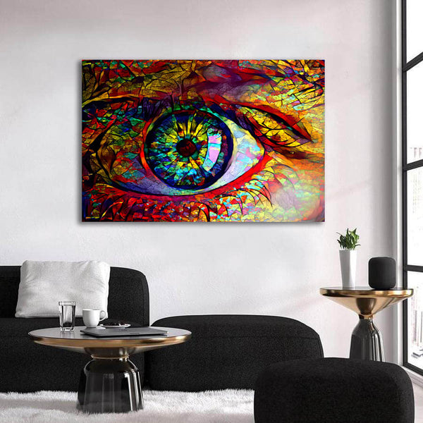 Tableau Oeil Multicolore | TableauDecoModerne®