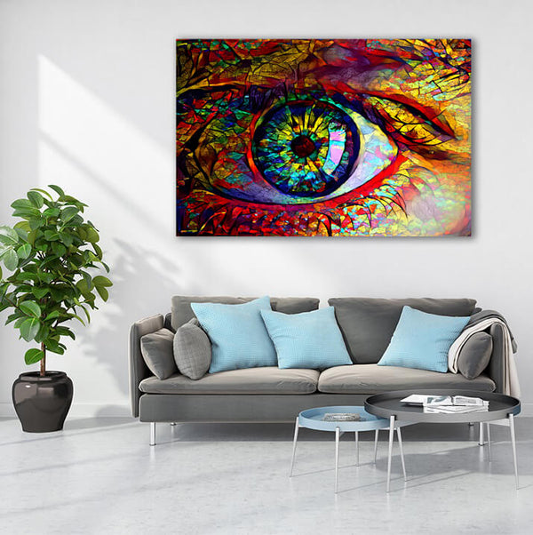 Tableau Oeil Multicolore | TableauDecoModerne®