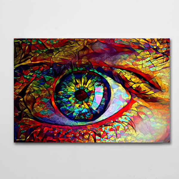 Tableau Oeil Multicolore | TableauDecoModerne®