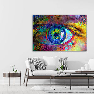 Tableau Oeil Coloré | TableauDecoModerne®