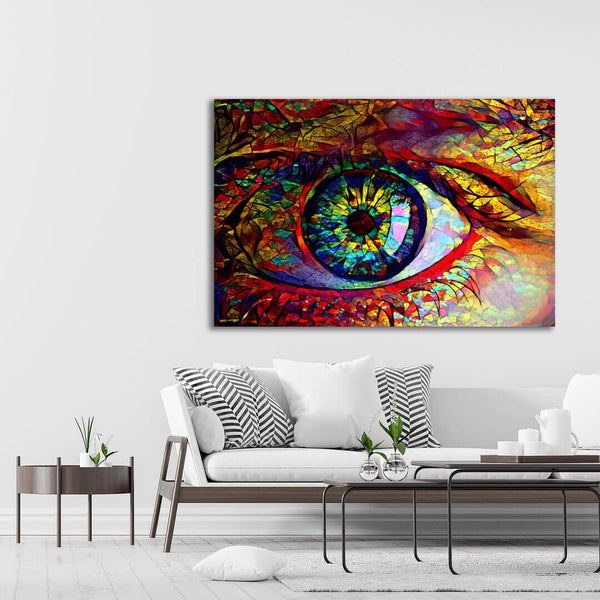 Tableau Oeil Multicolore | TableauDecoModerne®