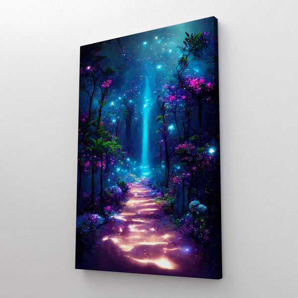 Tableau Futuriste Foret Mystique | TableauDecoModerne®