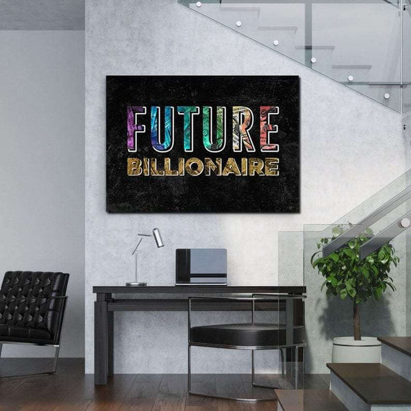 Tableau Motivation Future Billionaire | TableauDecoModerne®