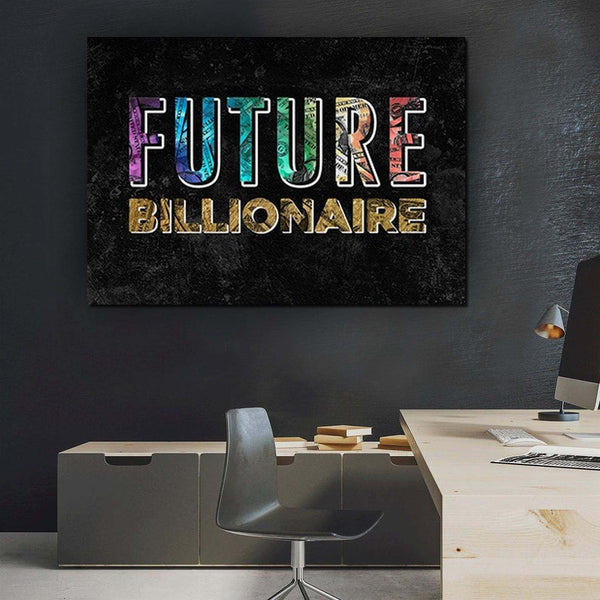 Tableau Motivation Future Billionaire | TableauDecoModerne®