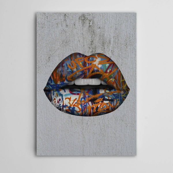 Tableau Street Art Lèvres | TableauDecoModerne®