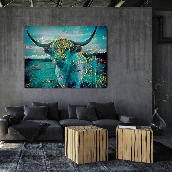 Tableau Vache Highland | TableauDecoModerne®