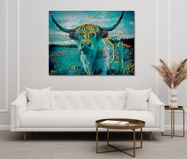 Tableau Vache Highland | TableauDecoModerne®