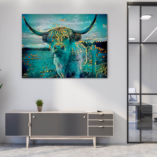 Tableau Vache Highland | TableauDecoModerne®