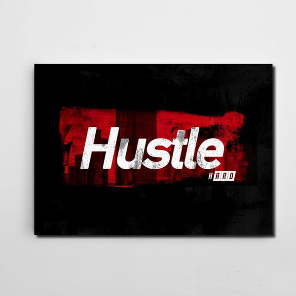 Tableau Motivation Hustle Hard | TableauDecoModerne®