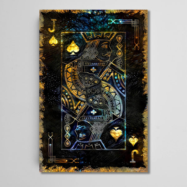 Tableau Valet de Pique Or | TableauDecoModerne®
