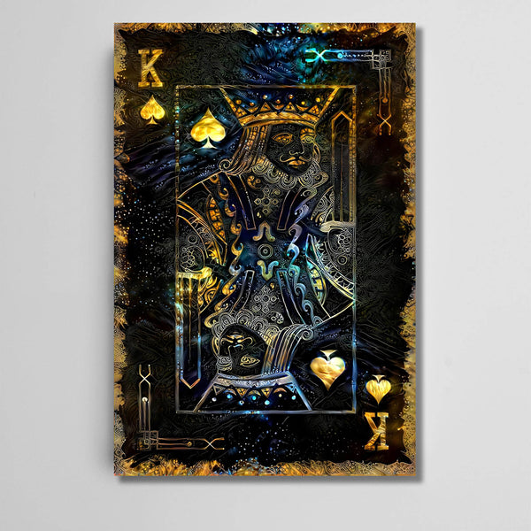 Tableau Roi de Pique Doree | TableauDecoModerne®