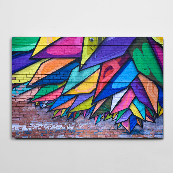 Tableau Street Art Feuilles | TableauDecoModerne®