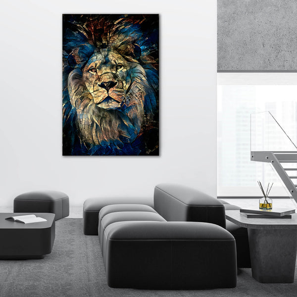 Tableau Tete de Lion | TableauDecoModerne®