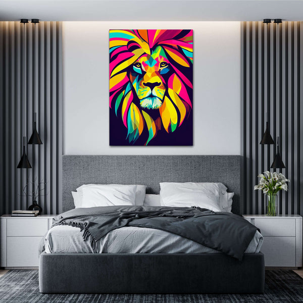 Lion Pop Art | TableauDecoModerne®
