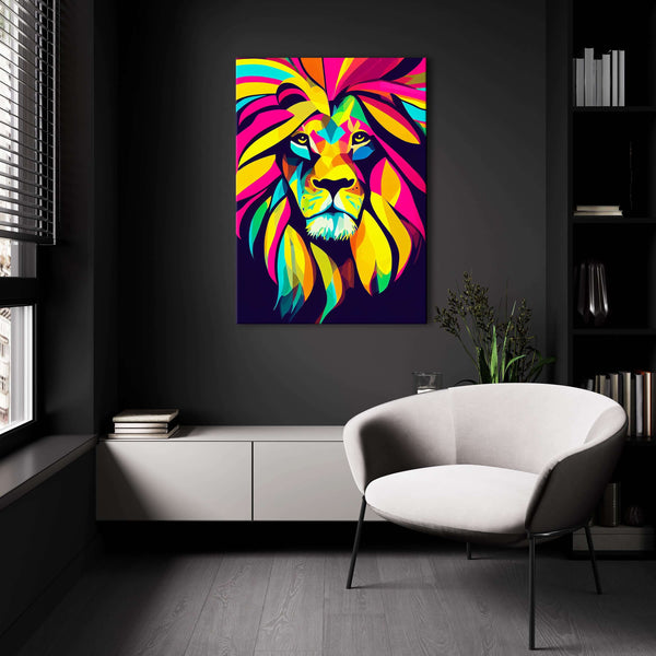 Lion Pop Art | TableauDecoModerne®