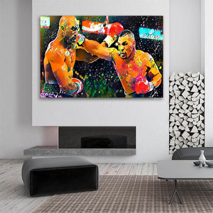 Tableau Pop Art Mike Tyson | TableauDecoModerne®