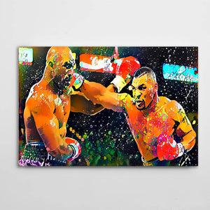 Tableau Pop Art Mike Tyson | TableauDecoModerne®