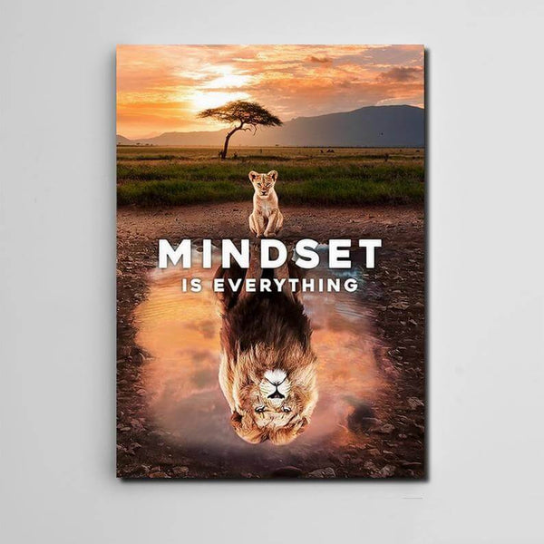 Tableau Motivation Mindset Lion | TableauDecoModerne®