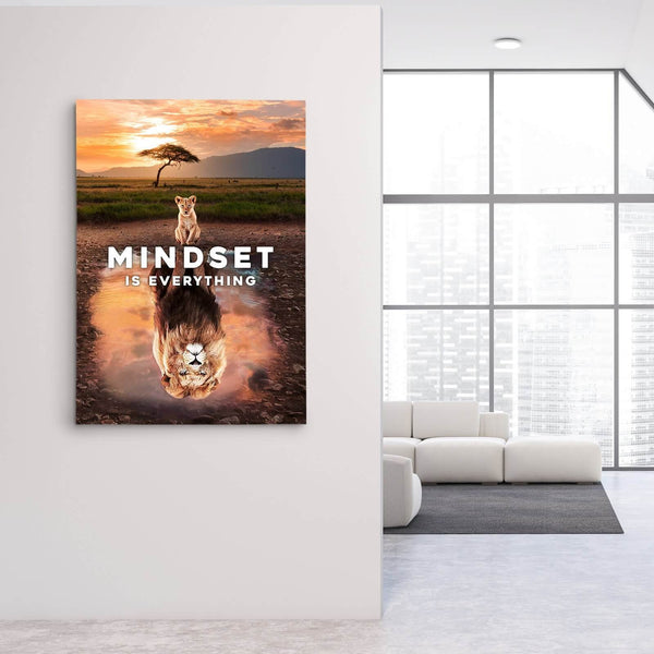 Tableau Motivation Mindset Lion | TableauDecoModerne®