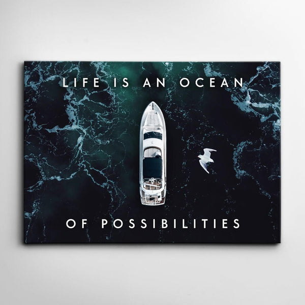 Tableau Motivation Ocean de Possibilitées | TableauDecoModerne®