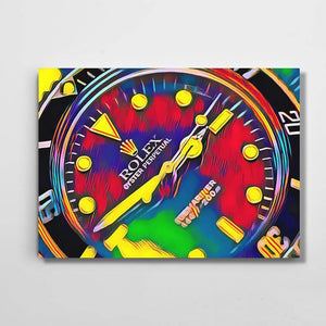 Tableau Pop Art Rolex | TableauDecoModerne®