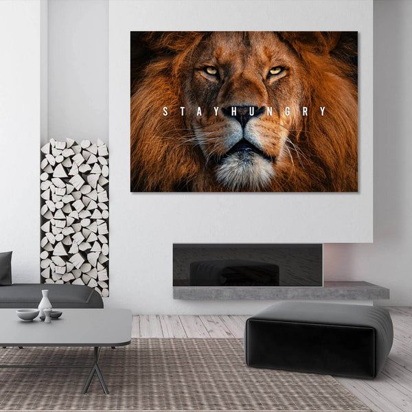 Tableau Tete de Lion Inspiration | TableauDecoModerne®