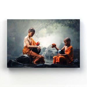 Tableau Moines Bouddhiste | TableauDecoModerne®