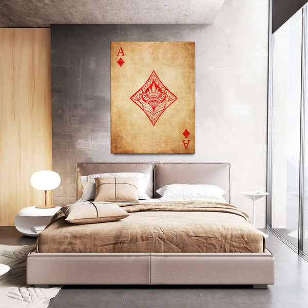 Tableau As de Carreau Vintage | TableauDecoModerne®
