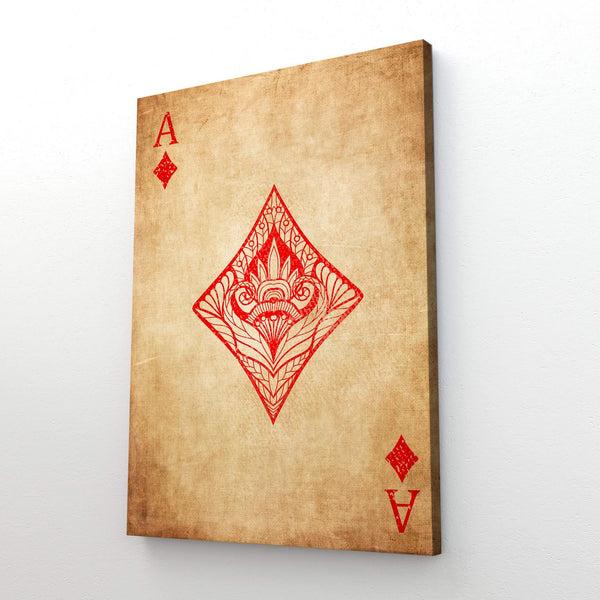 Tableau As de Carreau Vintage | TableauDecoModerne®
