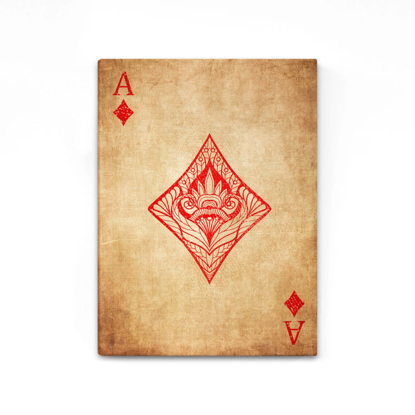 Tableau As de Carreau Vintage | TableauDecoModerne®